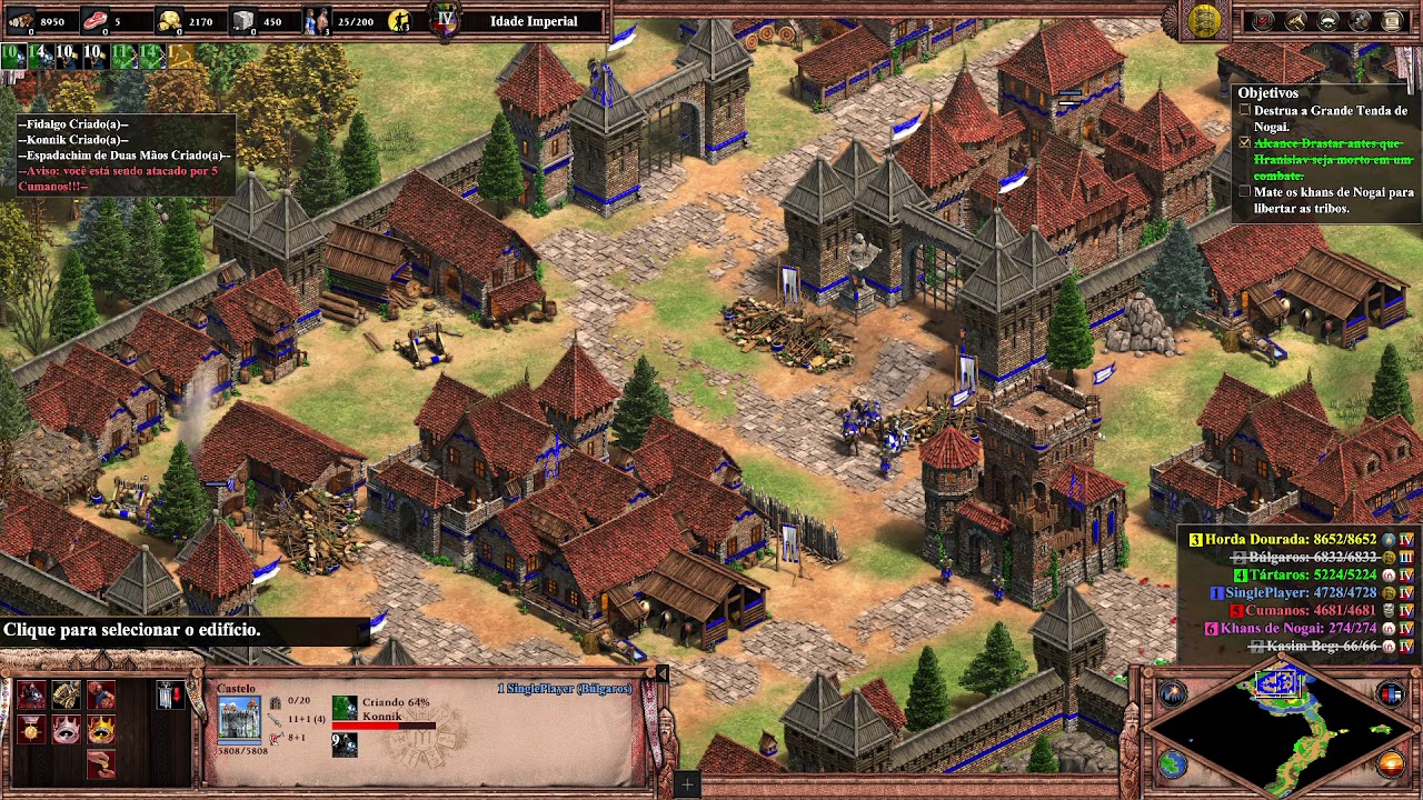 Age of Empires II Definitive Edition Lacanas  Missão 3 Czar dos Búlgaros