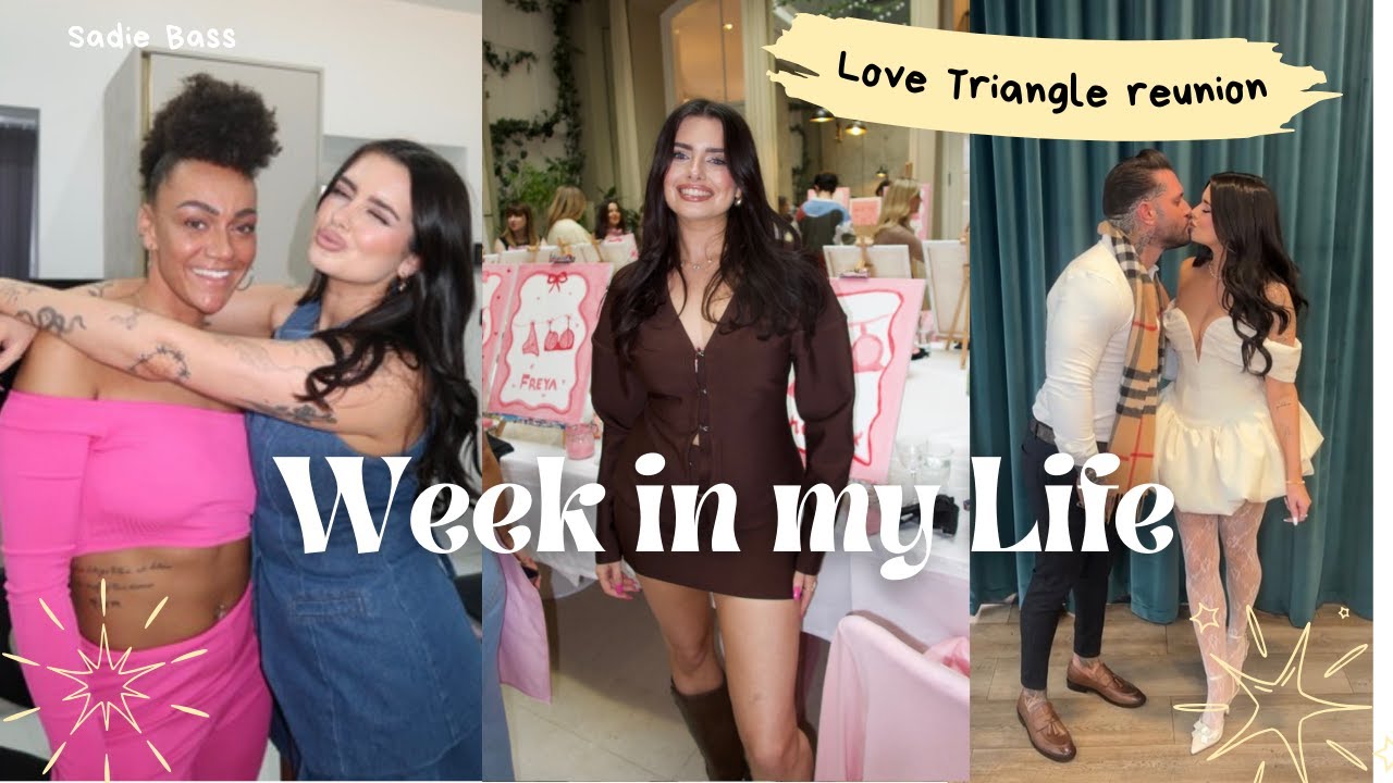 VLOG!!! Love Triangle Reunion Sleepover | London Events & Seeing Fam xx
