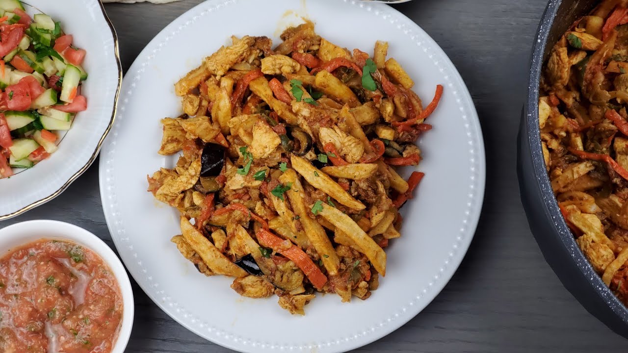 مشكل فرن بدون فرن وطعم نفس مشكل المطاعم Yemeni fried vegetables stew