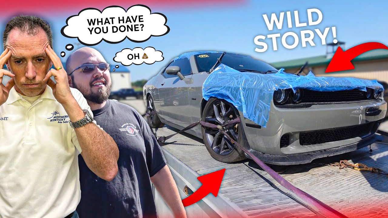 My Body Man Bought a Challenger from Copart.. BEHIND MY BACK!