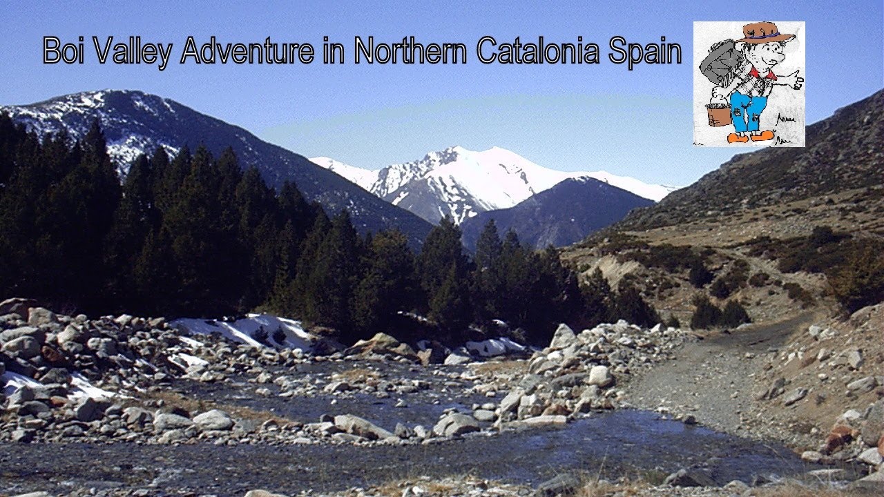 Boi Valley in north Catalonia Spain. A land of mountains, ancient villages and Romanesque churches.