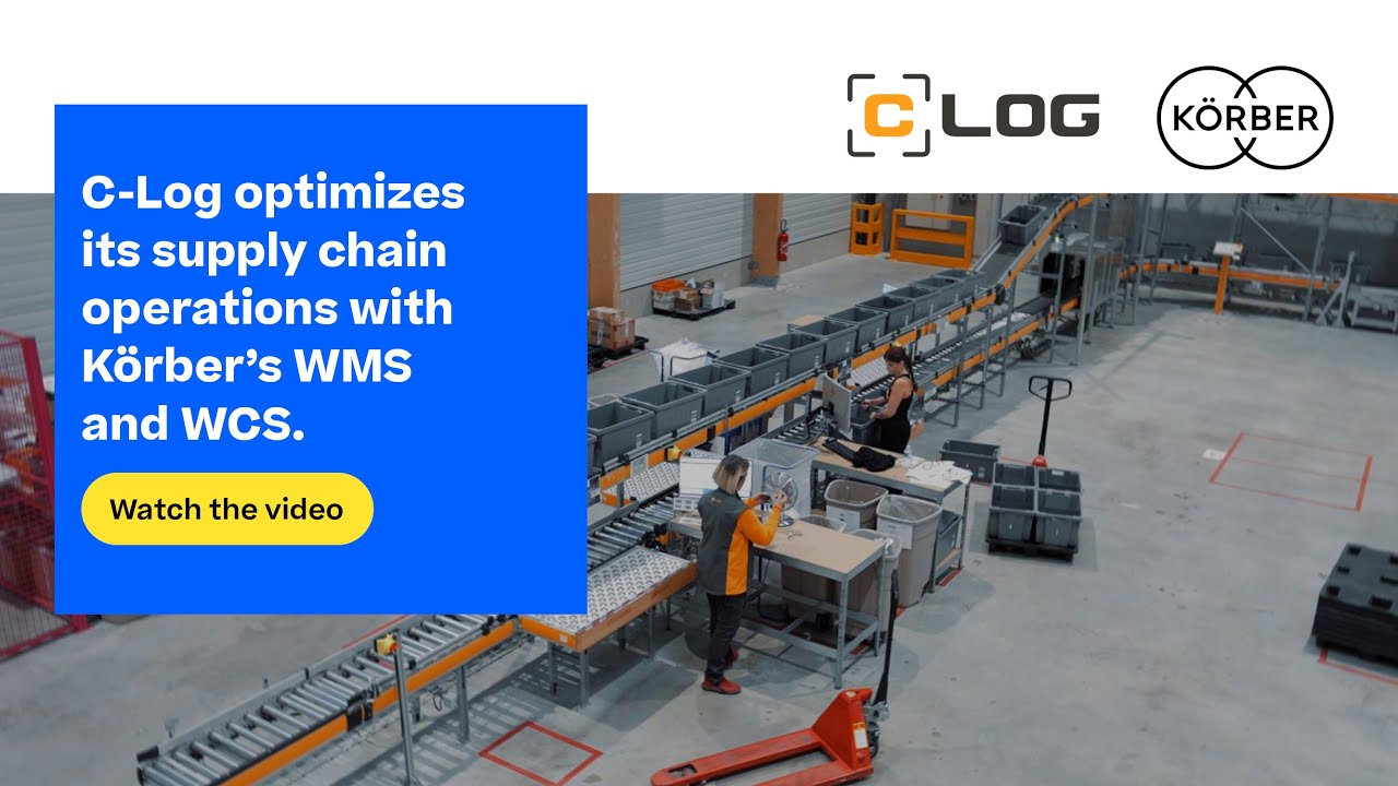 C-Log optimizes its supply chain operations with Körber’s WMS and WCS | FR