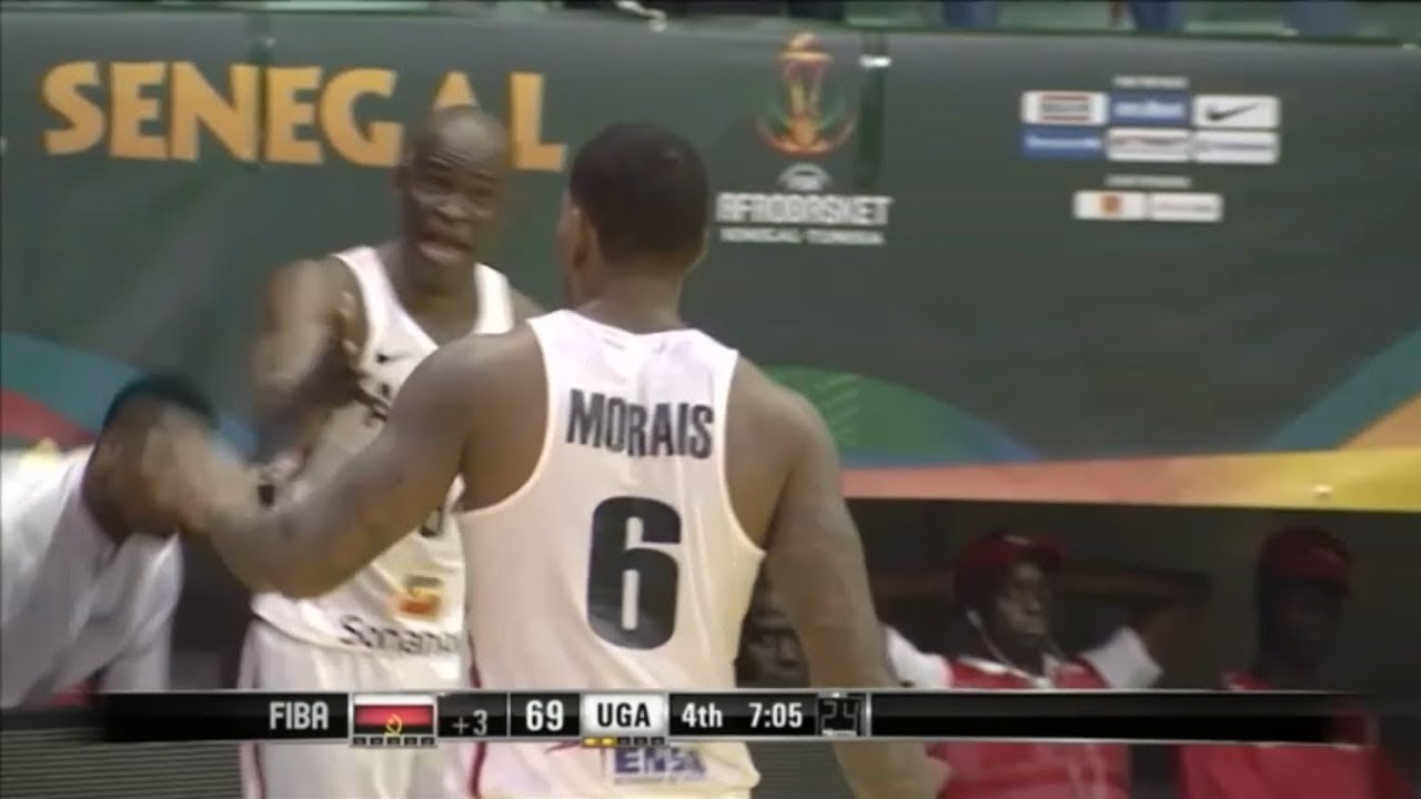 Carlos Morais: Highlights - Angola vs. Uganda | Afrobasket 2017