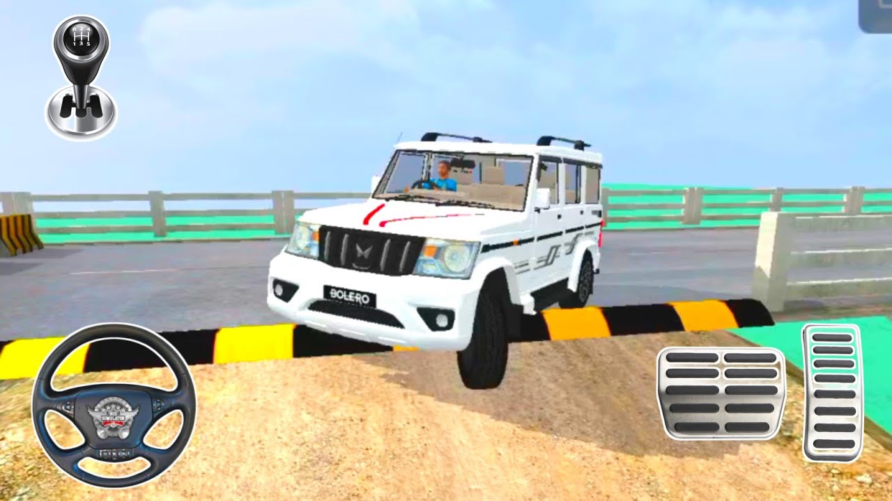 💥Mahindra Bolero Speed Breaker Map Mod Gameplay | Bus Simulator Indonesia