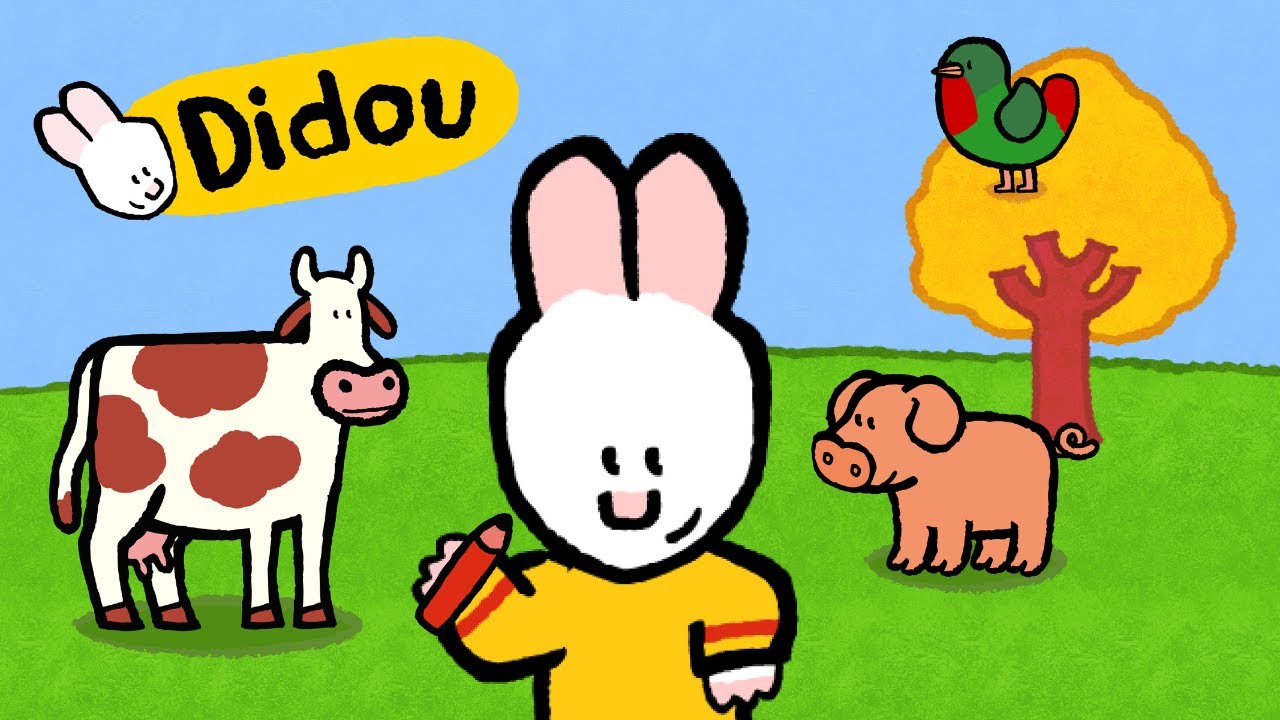 Didou Dessine-moi: Les animaux de la ferme 🐮 | Compilation enfants
