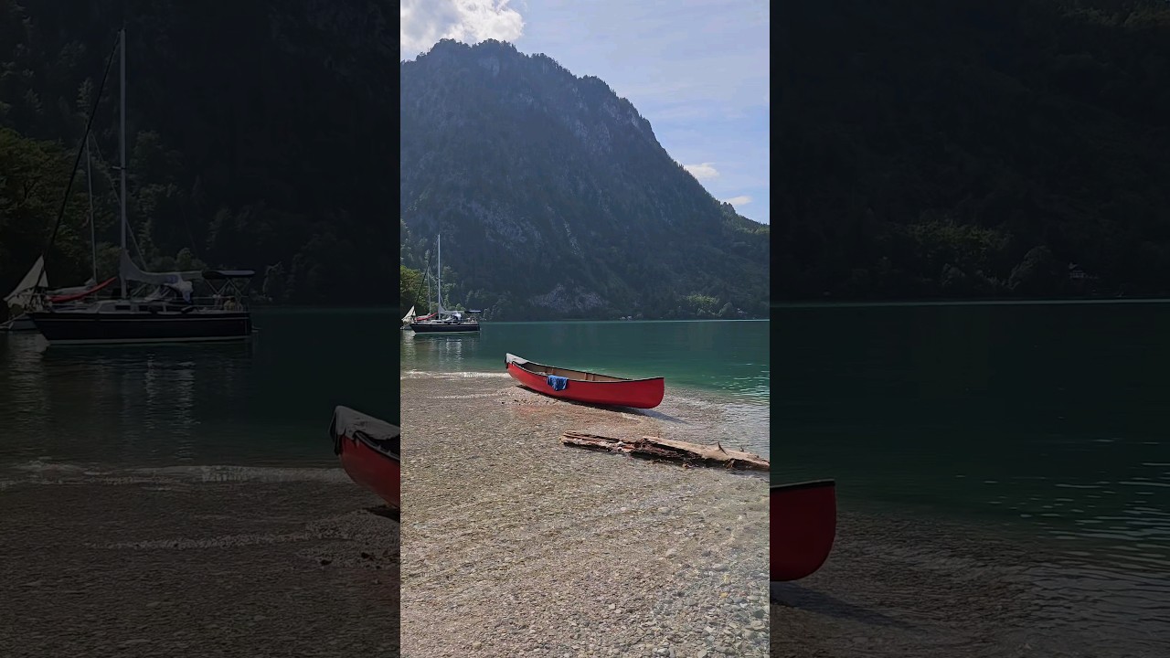 Like in the paradise of Unterach am Attersee ❤️🤍❤️ #austria #attersee #exploreaustria