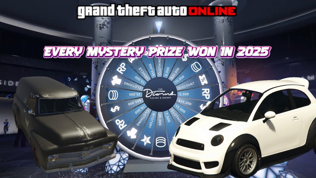 ALL MYSTERY PRIZES 2025 - Diamond Casino and Resort Lucky Wheel