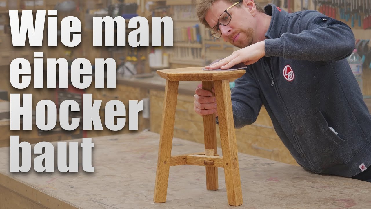 Kann Man Einen Stabilen Hocker OHNE Schrauben Bauen?