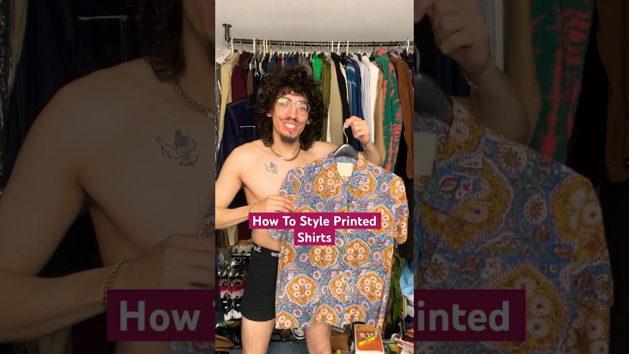 How To Style Printed Shirts #mensfashion #menswear #fashion #style #ootd #shorts #streetwear #shirts