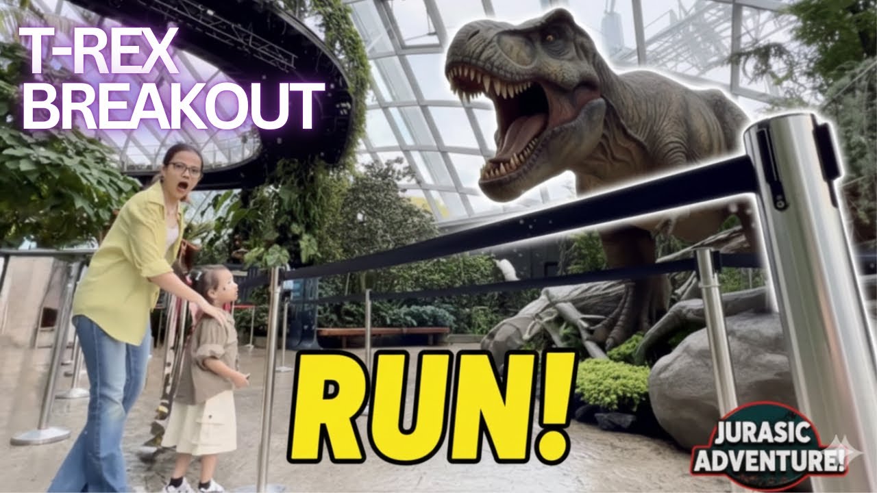 DINOSAURS IN SINGAPORE! 🦖 Jurassic World Takes Over Cloud Forest (Full Tour 2025)
