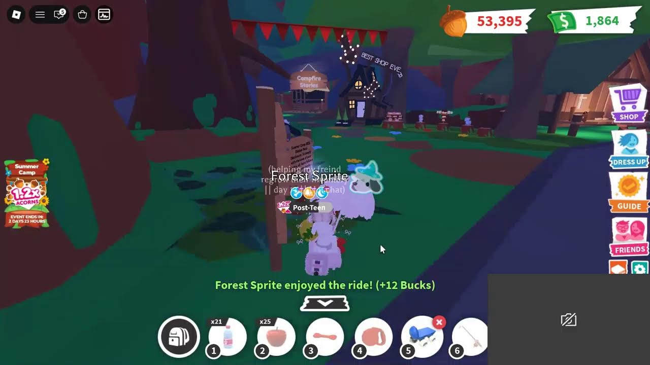Starting over in AdoptMe to get my friends inventory || Part 13