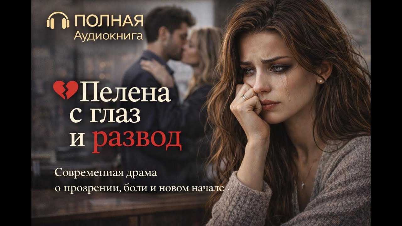 💔 «Пелена с глаз и развод»🎧 ПОЛНАЯ Аудиокнига | Современная драма о прозрении, боли и новом начале