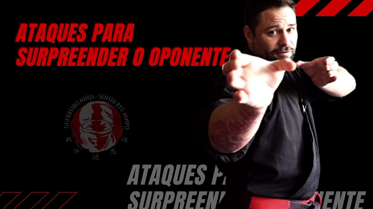 Ataques usados no Ninjutsu que podem surpreender o oponente - Guerreiro Ninja - Shidoshi Caúzzo