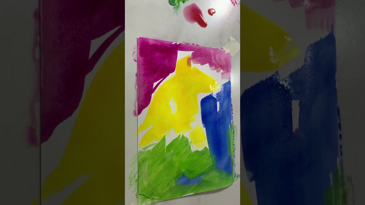 😂😍 Weird abstract face art, #expressionism , #shorts , #neoexpressionism