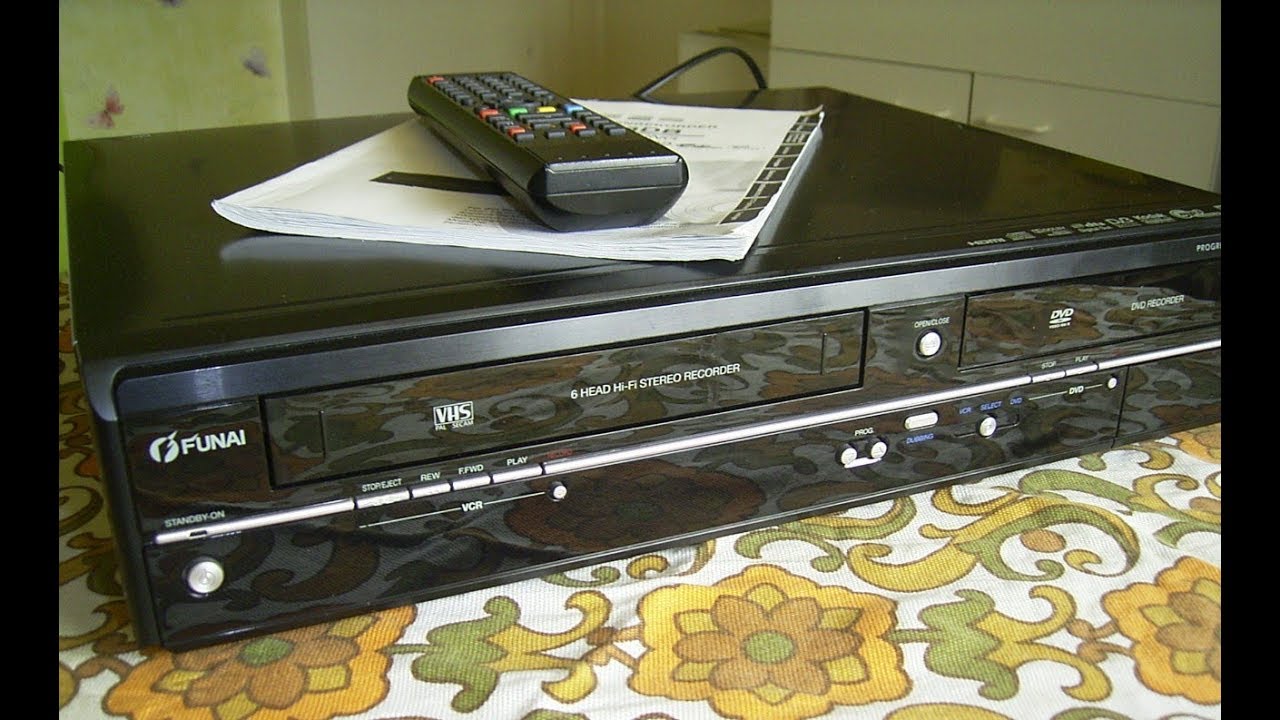 Funktionsprüfung Funai WD6D-D4413DB DVD-Recorder / VHS-Videorecorder