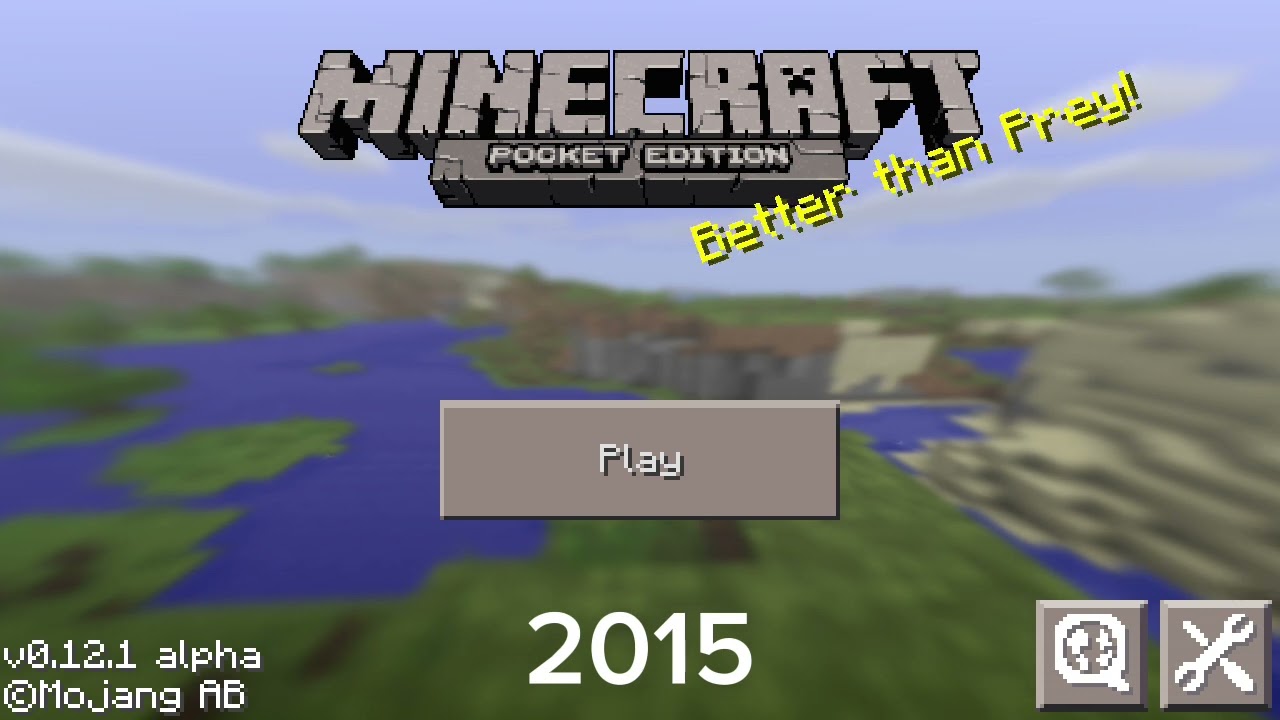 evolution of the mcpe title screen (2011-present)