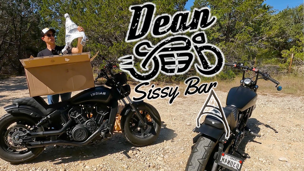 I Needed This! Installing Dean Speed Sissy Bar for My Indian Scout Bobber