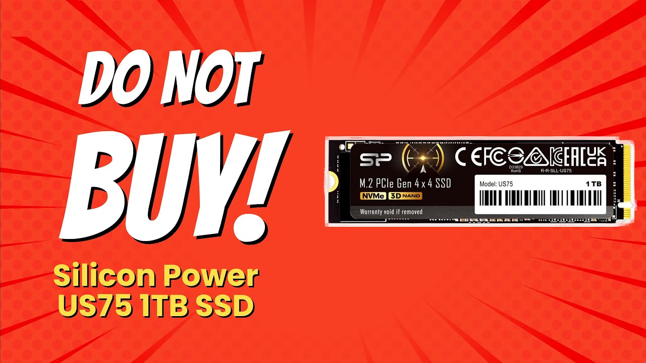 SSD-накопитель Silicon Power US75 | 9 причин, почему вам не стоит его покупать! ⚠️💔