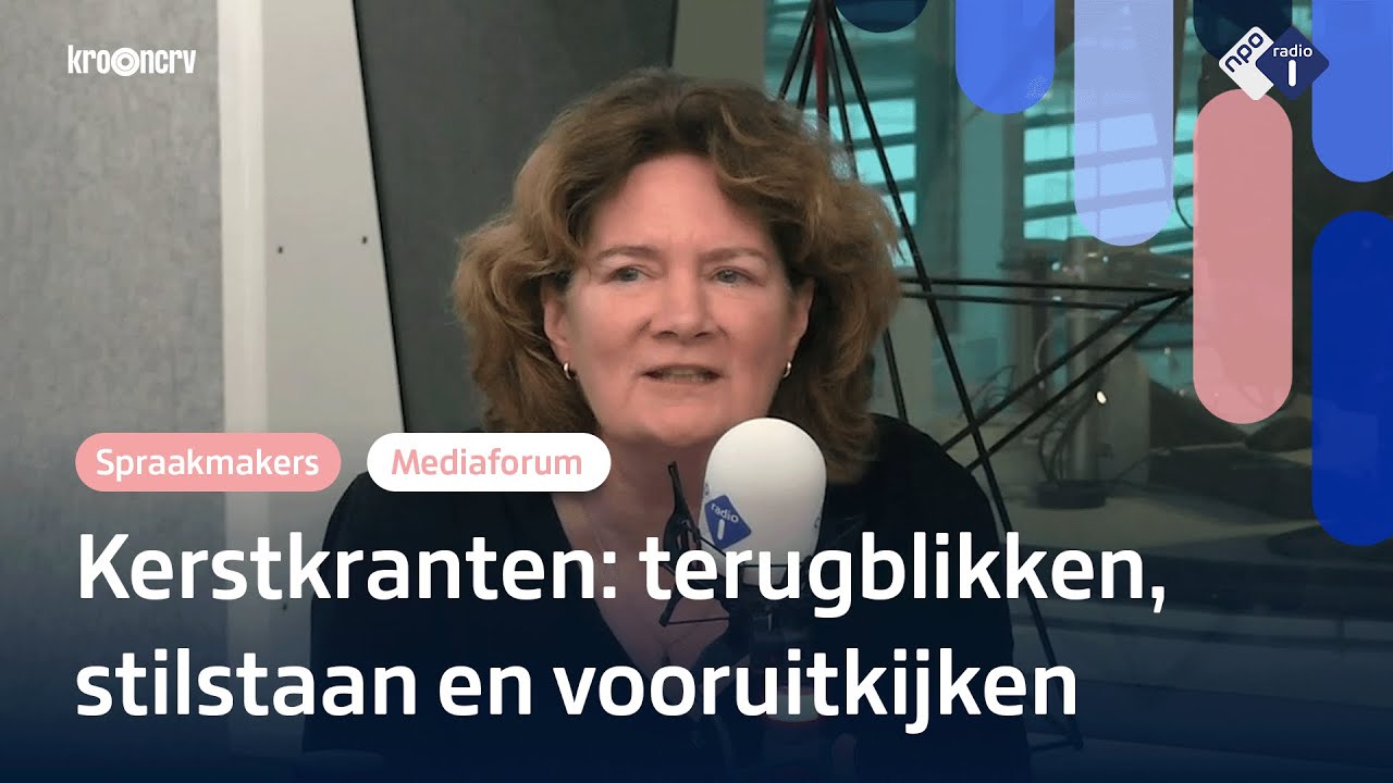 Strijd om eindejaarsinterviews bij kranten losgebarsten | Het Mediaforum | NPO Radio 1