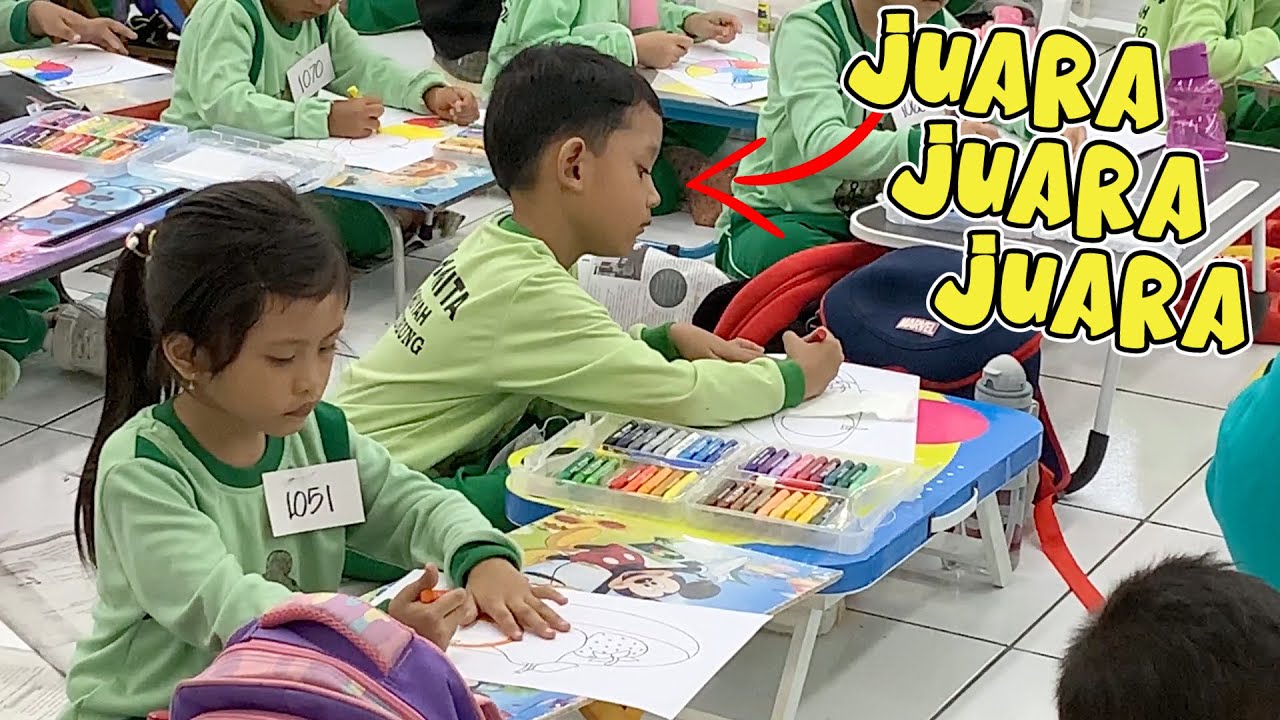 Ikut Lomba Mewarnai TK Sekota Tasikmalaya ! Semoga Azufi Jadi Juara