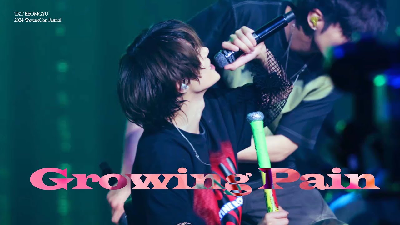 [4K] 240615 Weverse Con Festival Growing Pain TXT 범규 BEOMGYU FOCUS 직캠