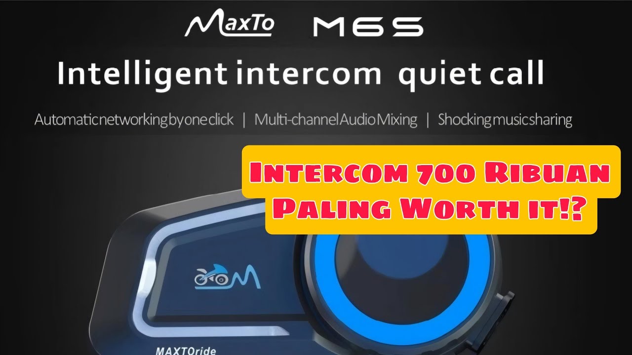 Unboxing Intercom Maxto  M6S | Rekomendasi Intercom di Bawah 1 Juta