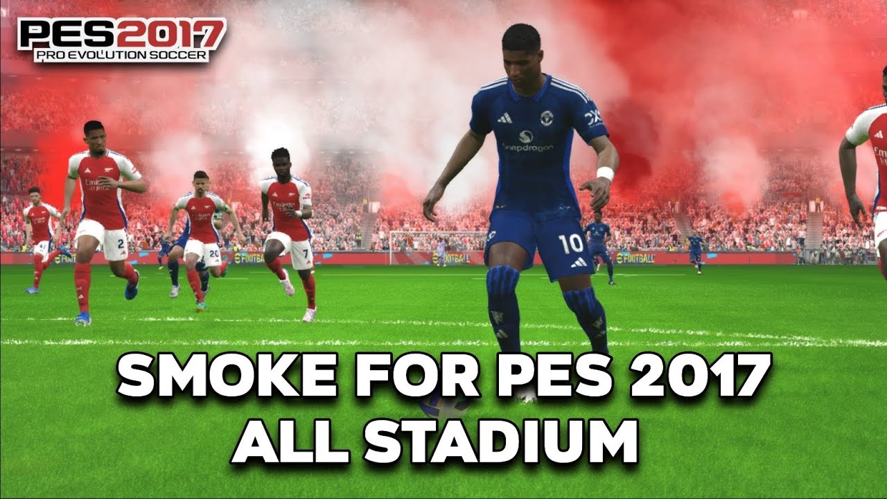 PES 2017 - SMOKE FOR PES 2017 ALL STADIUM | REVIEW & INSTALL.