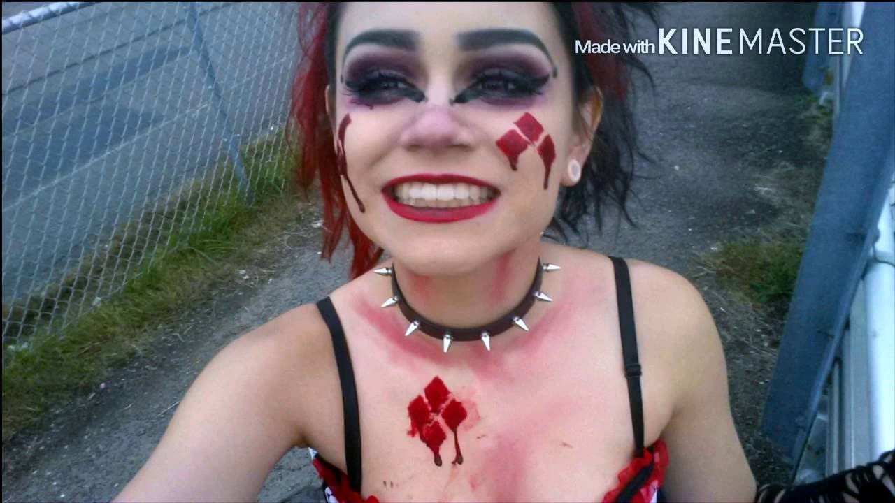 Half Red Half Black Hair! (Harley Quinn tutorial)