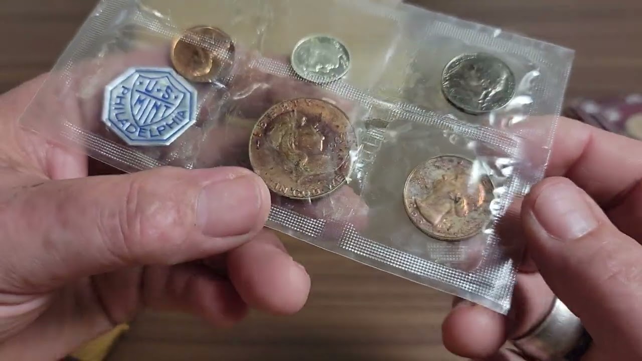 1963 proof set. Toned!