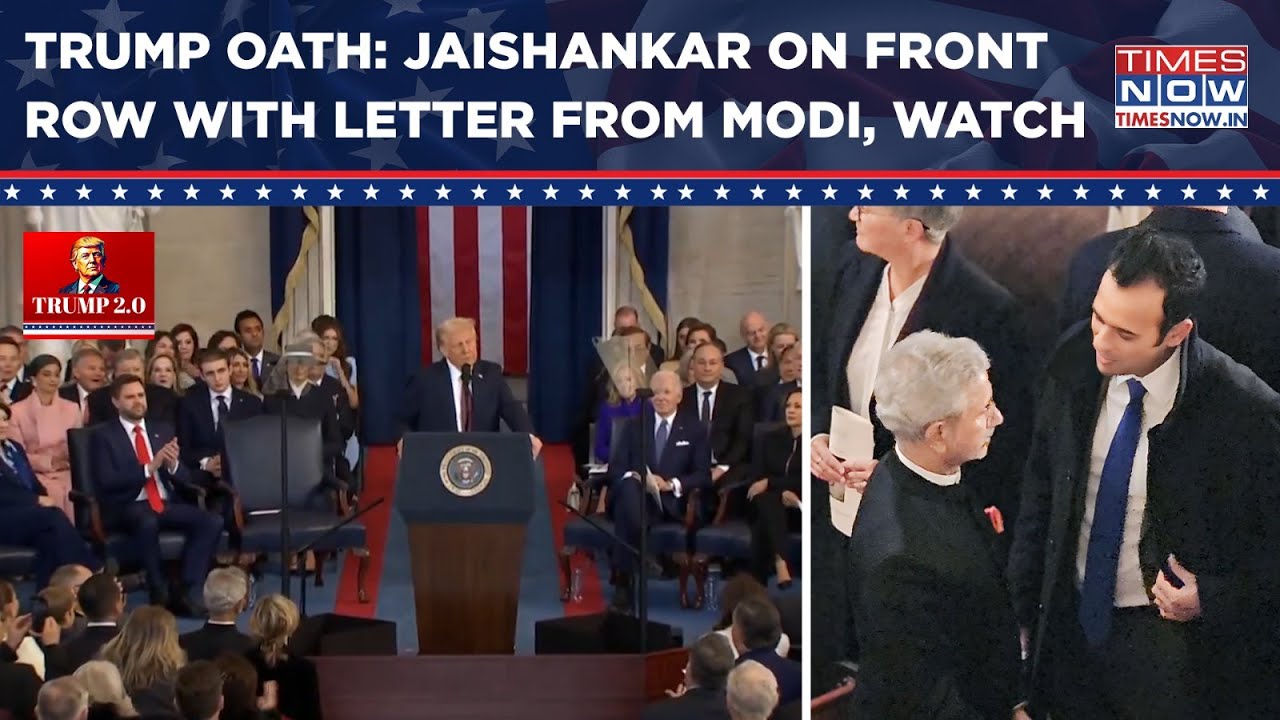 Trump Oath: Jaishankar On Front Row With Letter From Modi| What's India's Message To US President?