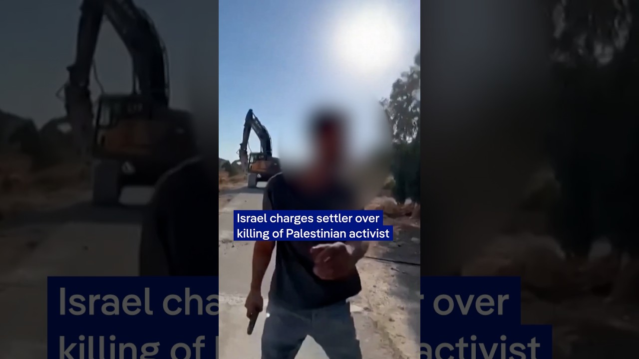 Israel charges settler over killing of Palestinian activist | DW News