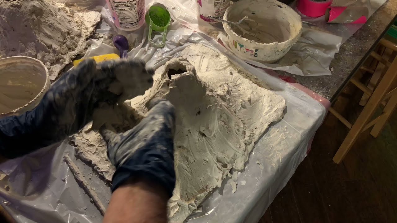 Making a Plaster Volcano for Ammonium Dichromate Fiery Volcano Science Experiment