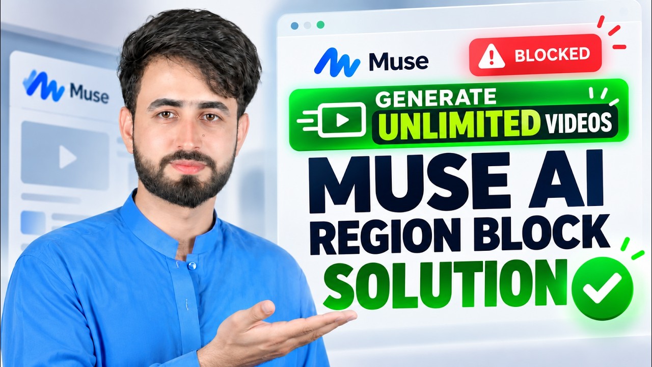 Muse AI Region Block Fix | Video Generation Not Working?