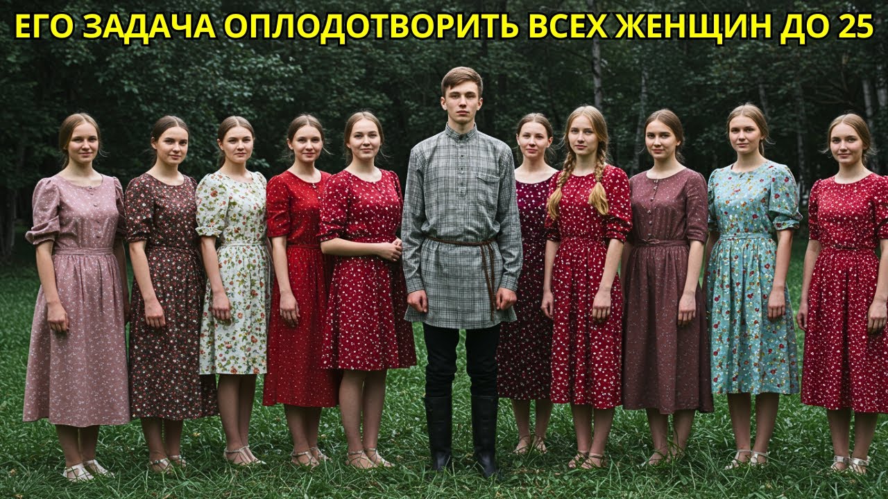 В тайге нашли деревню, где все женщины беременны от одного парня. Молятся на него как на святого…