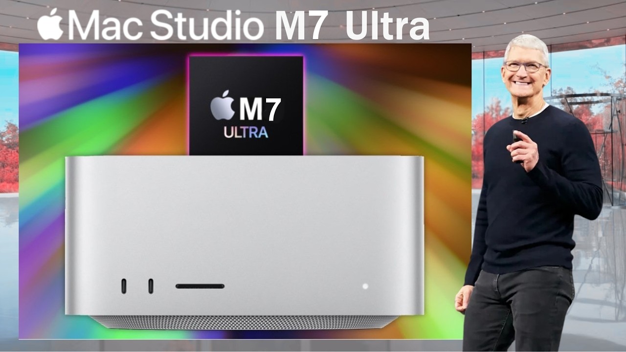УТЕЧКИ о Mac Studio с чипом M7 ULTRA &mdash; НОВЫЙ КОРОЛЬ настольных ПК