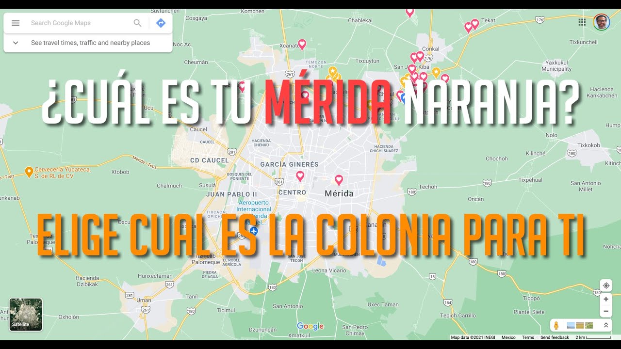 ¿CUÁL ES TU MÉRIDA NARANJA?😍 Identifica tu colonia para vivir