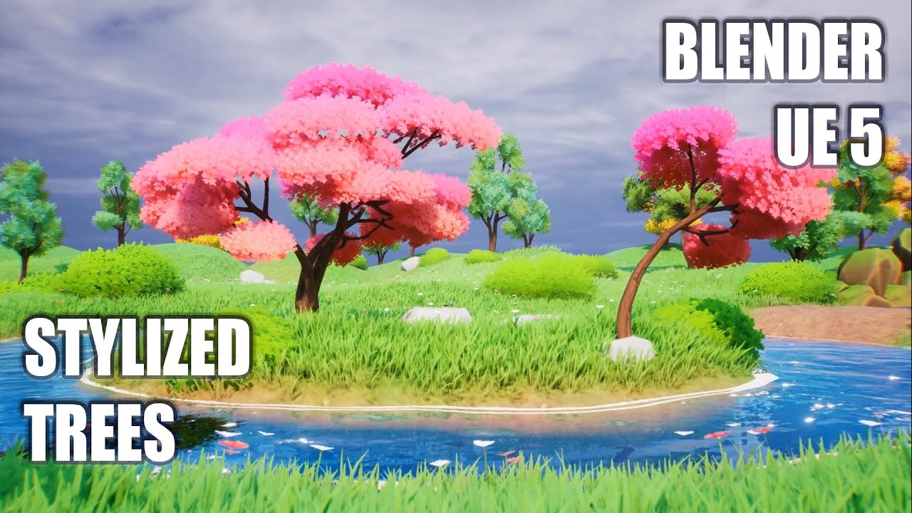 Stylized Trees with Blender and Unreal Engine 5