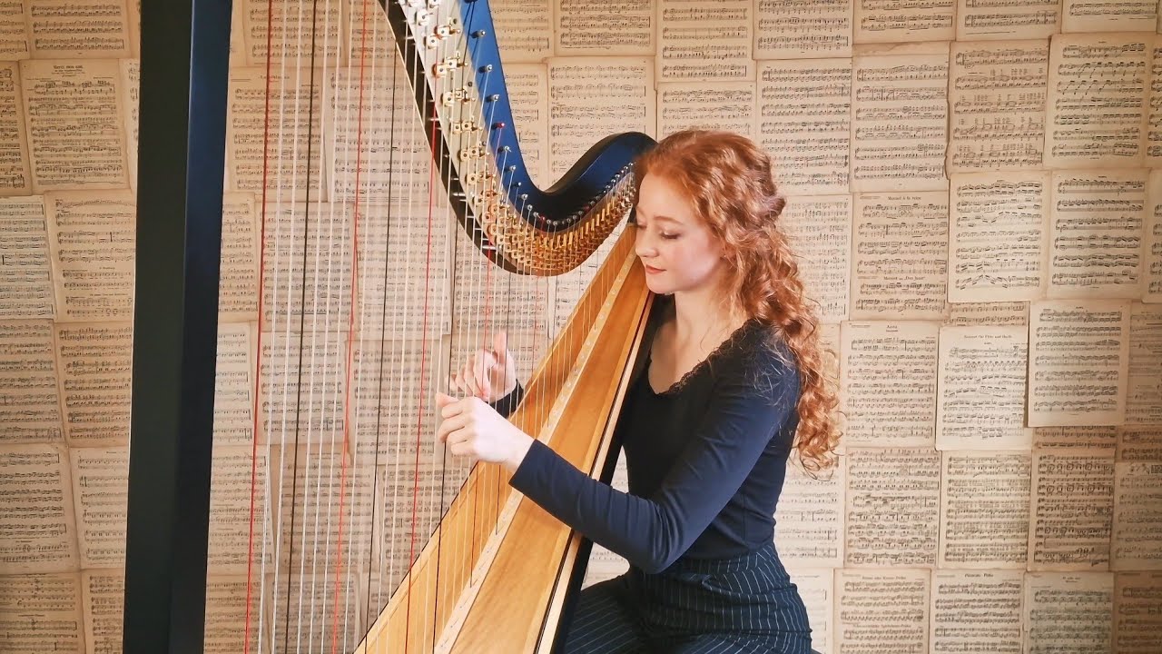 ABBA - Thank you for the Music - harp cover ♫︎ Inge Louisa