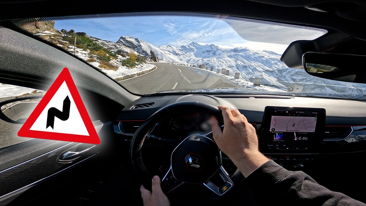 2021 Renault Arkana R.S. Line on Grossglockner Hochalpenstraße - RAW NO MUSIK! ASMR #renault 2/4