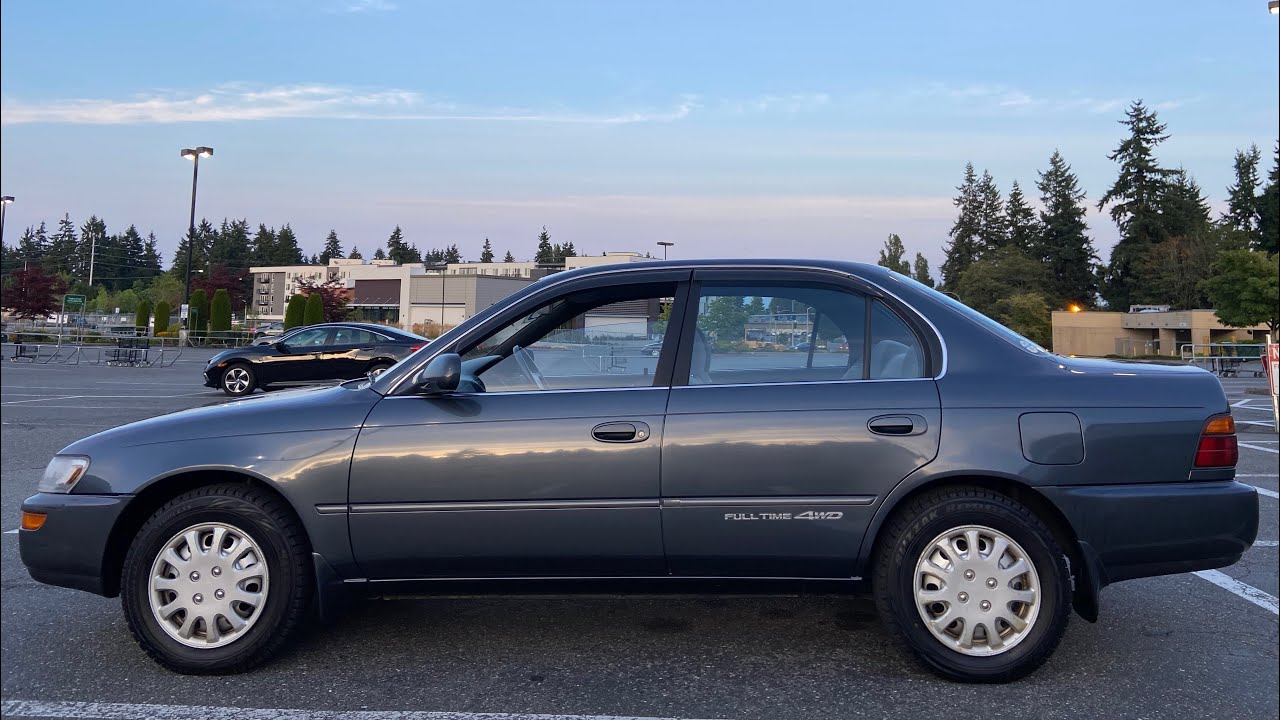 1991 Toyota Corolla Diesel CE104 full time 4WD manual transmission 5SPD RHD JDM