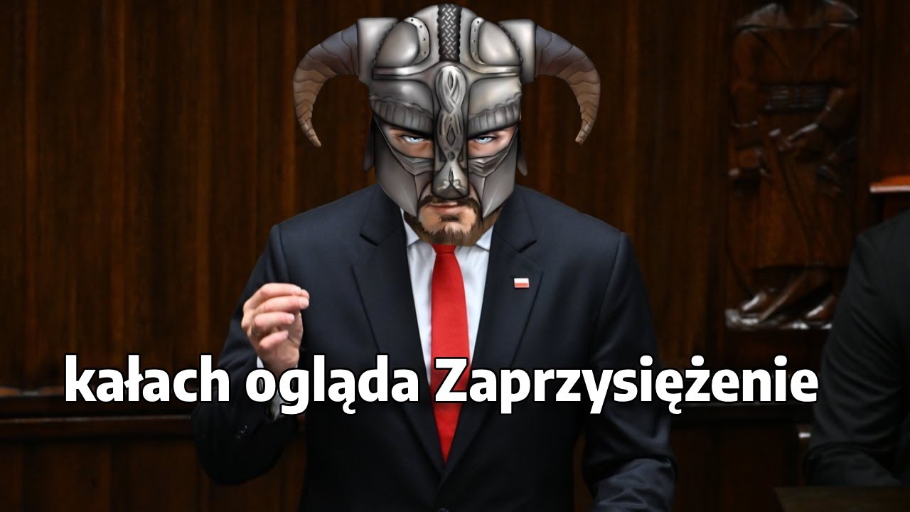 kałach ogląda Zaprzysiężenie Nawrockiego