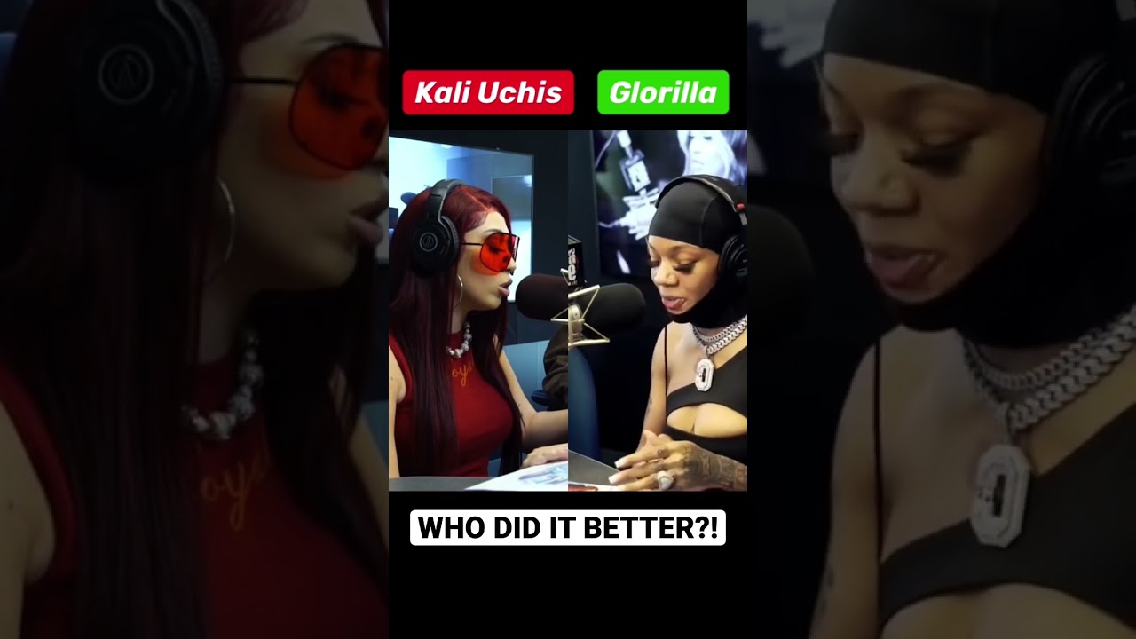 Kali Uchis vs Glorilla performance #kaliuchis #glorilla #interview #music #rap #radio