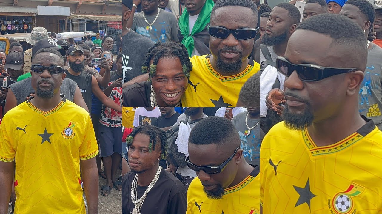 Wow killer ntua join Sarkodie walk in Kumasi #trendingvideo #sarkodie #rapperholic