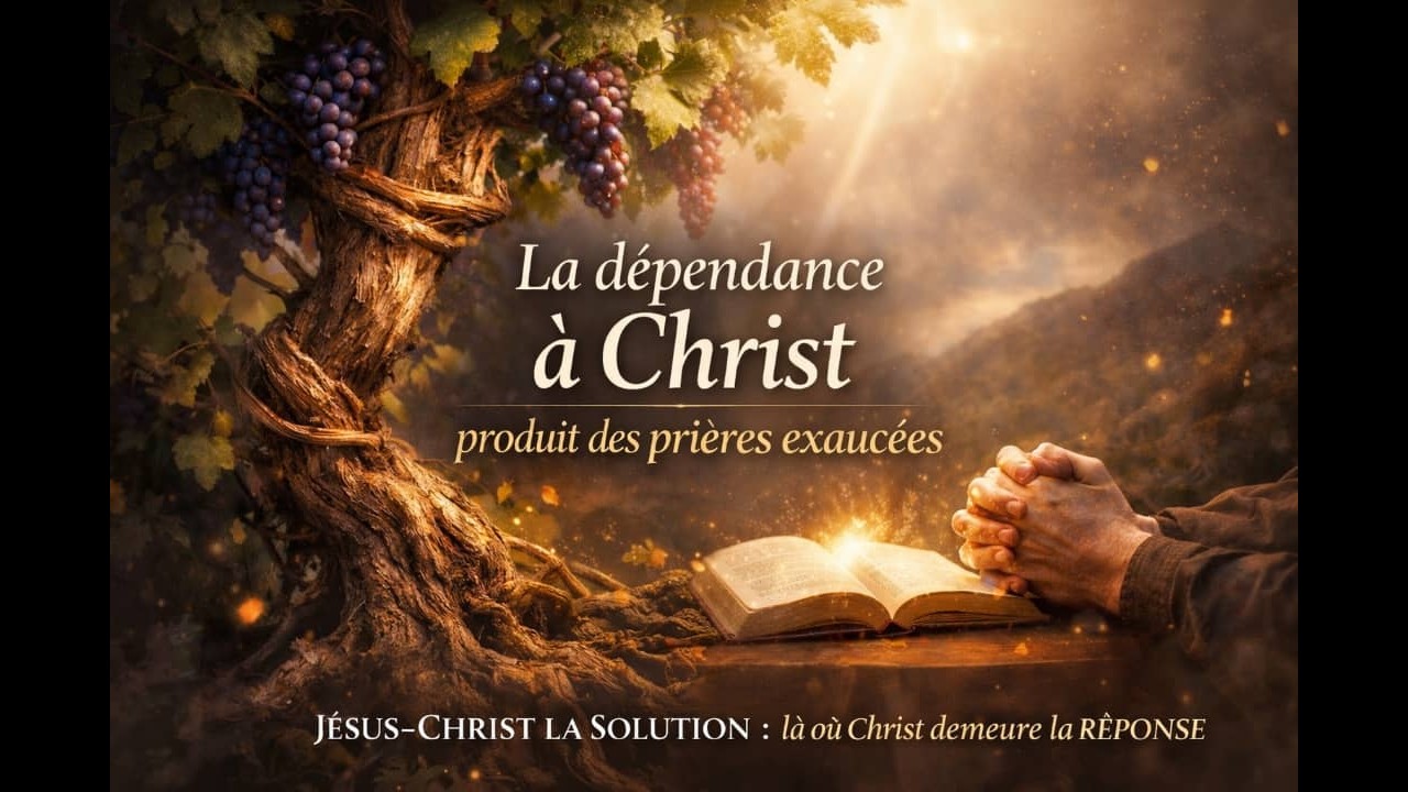 14 JOURS DE JEȖNE ET PRIÈRE (Jour 5 ):LA VIE EN CHRIST 🔥 Une vie de dépendance à Christ (ll)