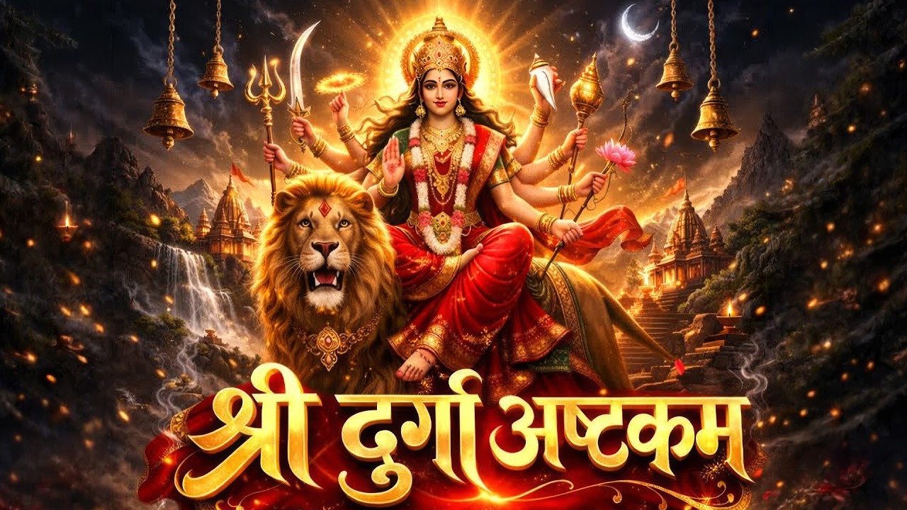 Shri Durga Ashtakam | Powerful Durga Stotram | श्री दुर्गा अष्टकम | Jai Mata Di | Durga Mata Bhajan