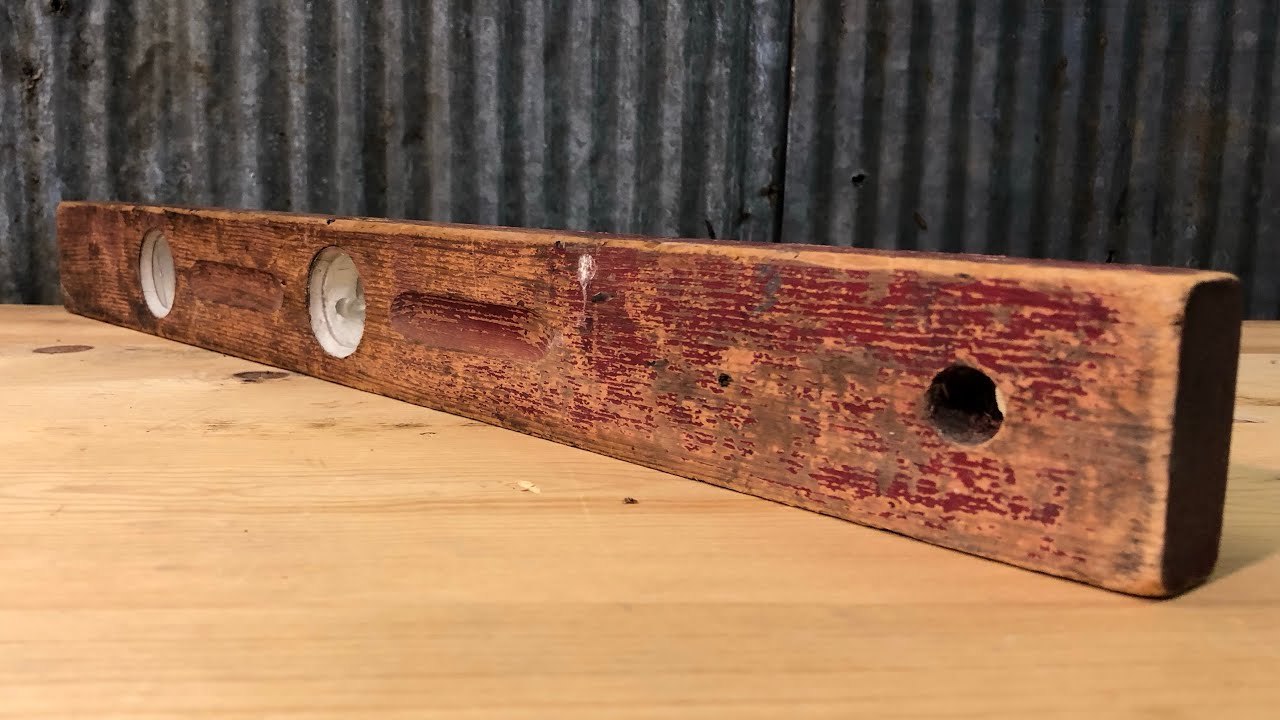 Saved From the Trash | Vintage Wooden Level Restoration