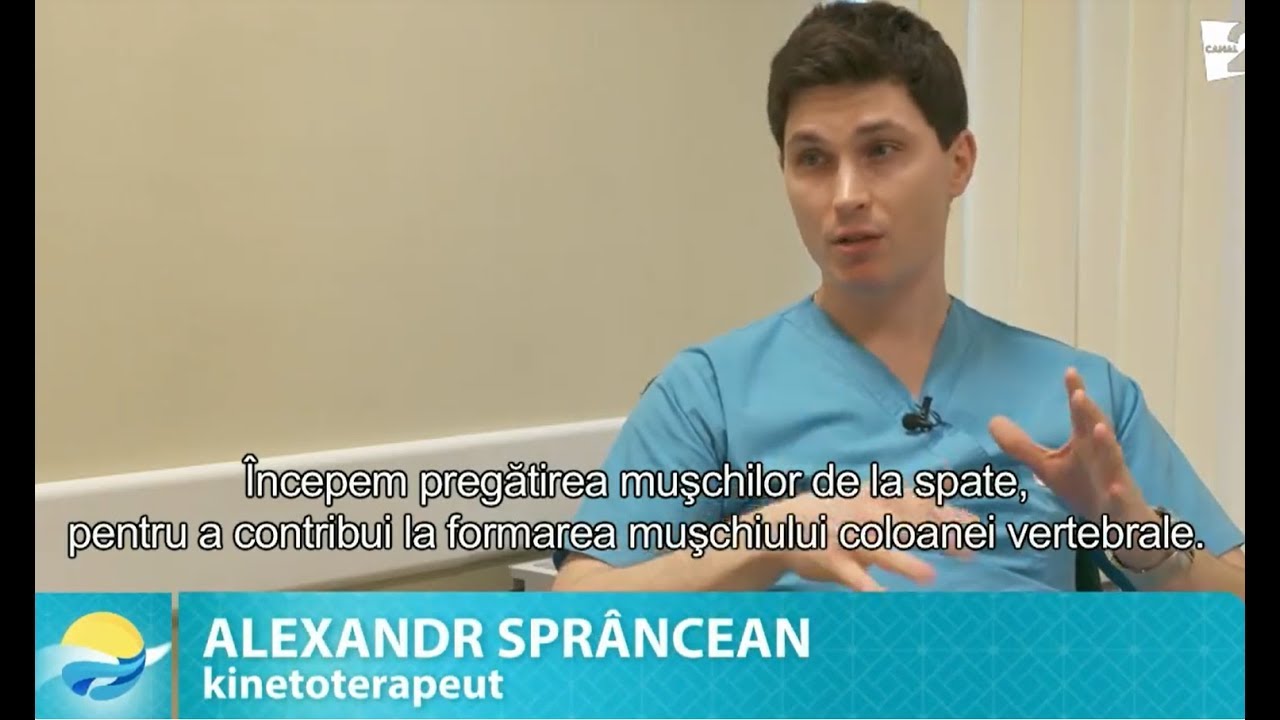 Masajul kinetoterapeutic la copii. Interviu cu Alexandru Sprincean - kinetoterapeut Medpark