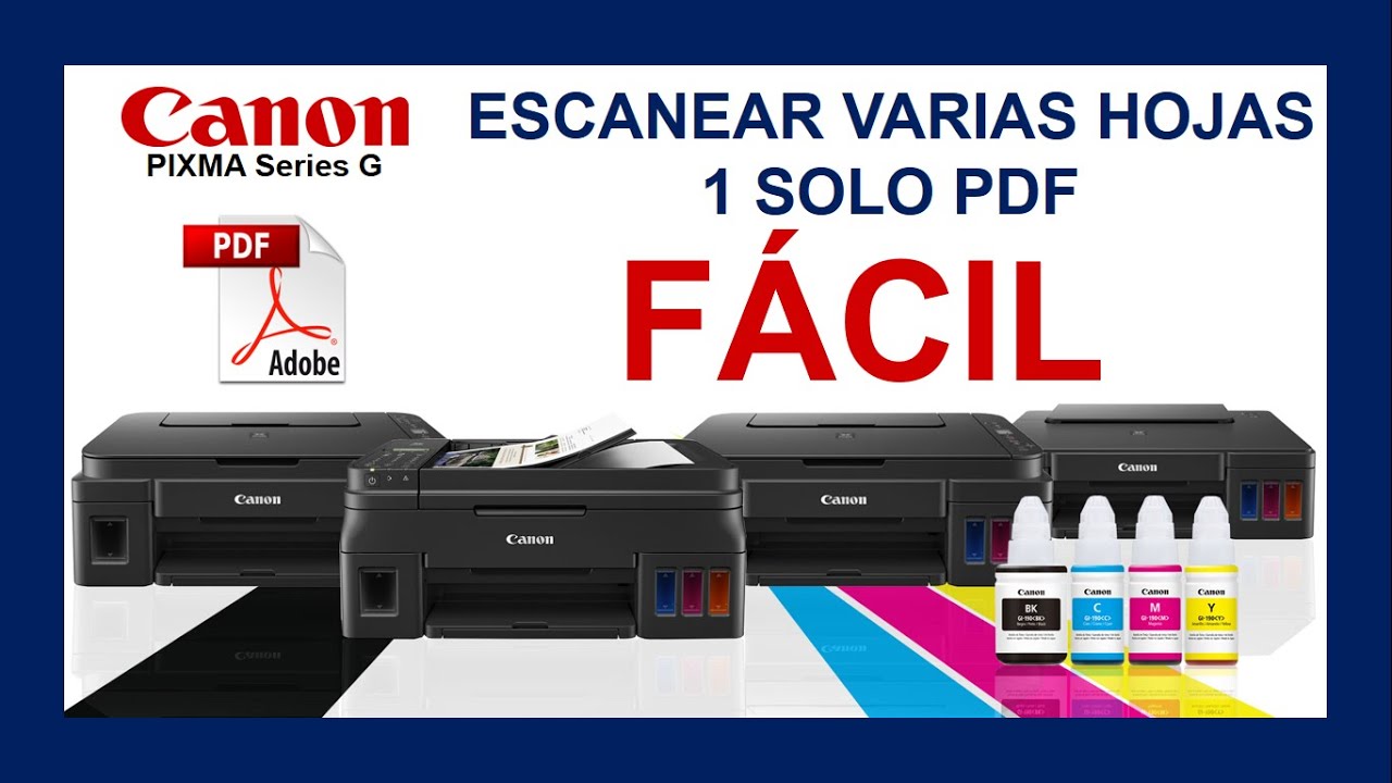 Escanear varias hojas y guardar en formato PDF | Fácil y rápido | Método 1 de 2