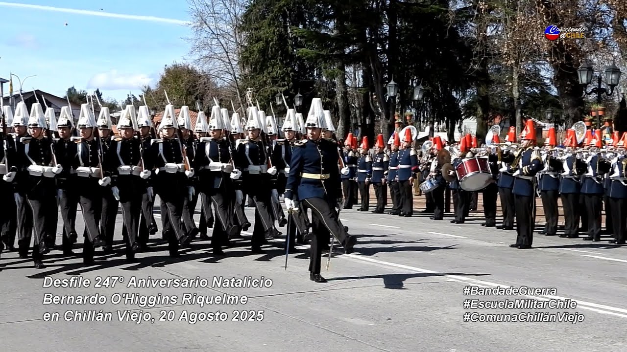 Desfile Natalicio Bernardo O´Higgins en Chillan Viejo 2025