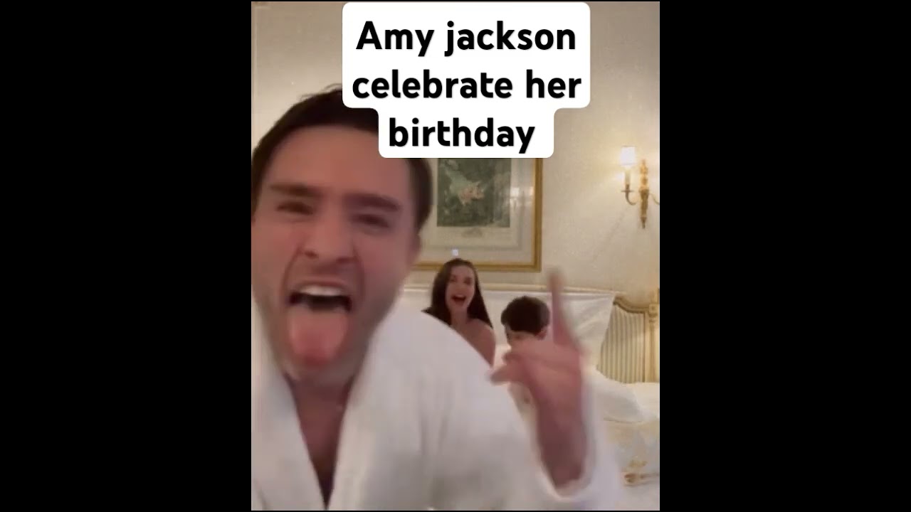 #Amy Jackson celebrate her birthday with her family
